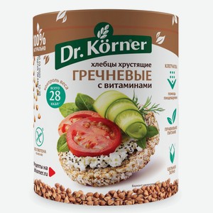 Хлебцы хрустящие Dr. Korner Гречневые с витаминами, 100г