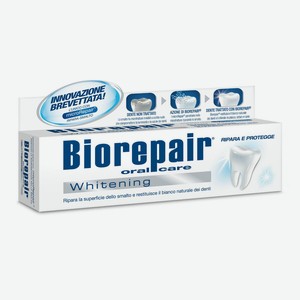 Зубная паста Biorepair Pro White сохраняющая белизну, 75 мл, картонная пачка