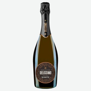 Игристое вино Delissimo белое полусладкое Россия, 0,75 л