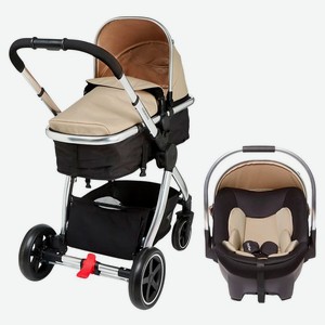 Коляска детская Mothercare 2 в 1 Journey Chrome Sand бежевая