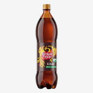 Квас Русский Узор живого брожения фильтрованный пастеризованный, 1.5л, 1.5 л