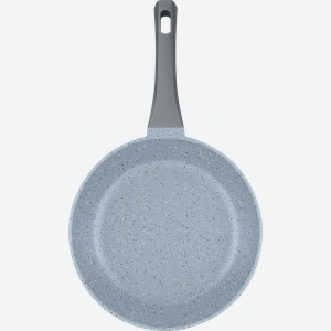 Сковорода TESORO Garda Induction total cyan 28см, литой алюминий, Арт. TGD010128tci