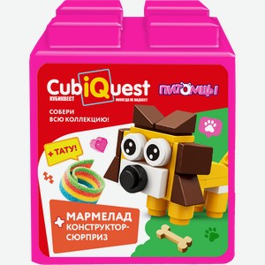 Мармелад жевательный КОНФИТРЕЙД Cubiquest для девочек, с подарком, 10г