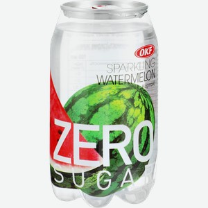 Напиток OKF Sparkling Watermelon Zero сильногазированный, 0.35л