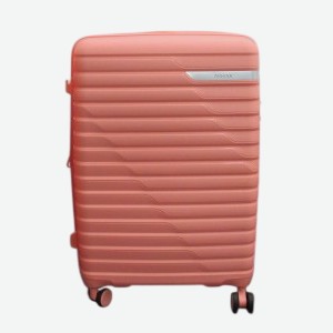 Чемодан Arriva Stripe Flx Arriva коралловый размер M, 27.5 x 46.5 x 68см
