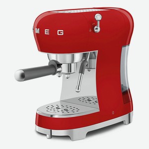 SMEG Эспрессо-машина ECF02RDEU Ретро Дизайн, Красный