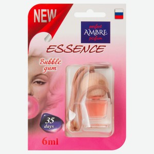 Ароматизатор автомобильный подвесной Rash Ambre Essence Babble Gum, 6 мл