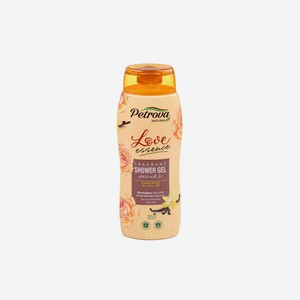Гель для душа Petrova Naturals Любовная эссенция ваниль и дамасская роза 240 мл