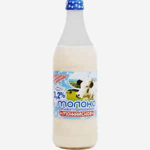 Молоко стерилизованное МОЖАЙСКОЕ 3,2%, без змж, 450мл
