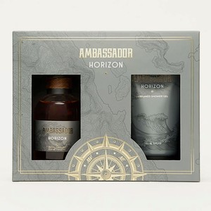 AMBASSADOR Парфюмерно-косметический набор Horizon, Туалетная вода, спрей 100 мл + Гель для душа 150 мл