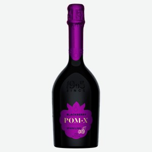 Плодовый алкогольный продукт Pom-X игристый полусладкий с ежевикой Армения, 0,75 л