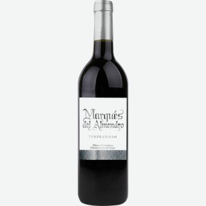 Вино MARQUES DEL ALMENDRO Tempranillo сортовое ординарное красное сухое, 0.75л