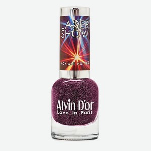 ALVIN D’OR Лак для ногтей LASER SHOW, 18 Винный
