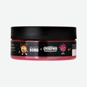 Скраб-слайм для тела Бьюти бомб (Beauty bomb) Смешарики Сквозь Вселенные с маслом ши 200 г