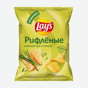 Чипсы  Нежный сыр с луком , Lay s, 105 г