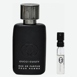 GUCCI Набор: Парфюмерная вода Guilty Pour Homme + Пробник Guilty Pour Homme Parfum, 5 мл + 1,5 мл