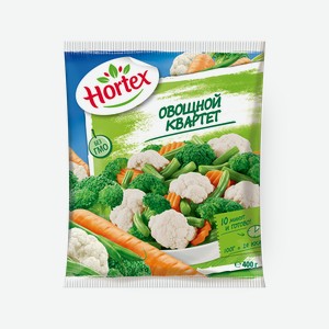 Смесь Овощной квартет Hortex замороженная, 400 г
