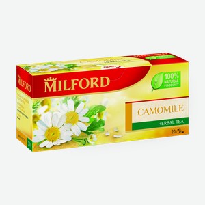 Чай травяной Milford ромашка в пакетиках, 20 шт.