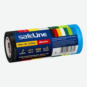 Изолента Safeline master 15/5 комплект 7 цветов