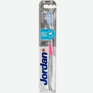 Jordan* Зубная щетка Jordan TARGET WHITE Soft (Отбеливающая), мягкая