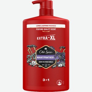 Гель для душа+Шампунь OLD SPICE Nightpanther, 1000мл