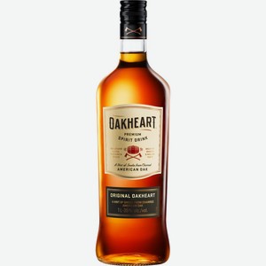 Напиток спиртной OAKHEART Original на основе рома алк.35%, Италия, 1 L