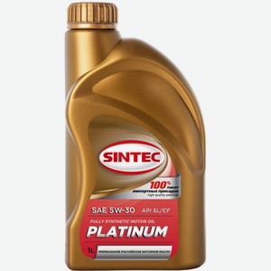 Масло моторное SINTEC Platinum 7000 синтетич 5W-30 A3/B4 SL/CF 600143, Россия, 1 л