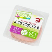 Колбаса   МД Бородина   Докторская ГОСТ, вареная, нарезка, 190 г