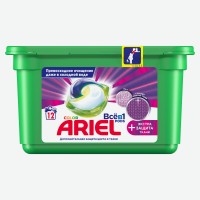 Капсулы для стирки   Ariel   Color Для экстра защиты, 12х25,2 г/12х28,8 г