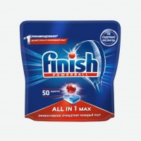 Средство для посудомоечных машин   Finish   All in One Защита стекла, 50 шт