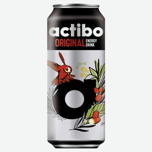 Напиток энергетический Actibo Energy Оригинальный, 450 мл