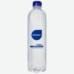 Вода питьевая BONVIDA газированная, 1.5л