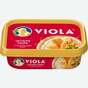 Сыр VIOLA плавленый Четыре сыра 50% без змж, Россия, 200 г