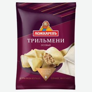 Пельмени «Лoжкаревъ» Трильмени особые, 400 г