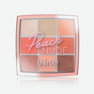 ALVIN D’OR Палетка теней для век PEACH NUDE