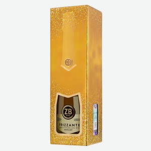 Игристое вино ZB WINE белое сухое Россия, 0,75 л