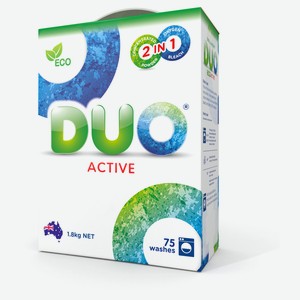 Стиральный порошок DUO Activ, 1,8 кг