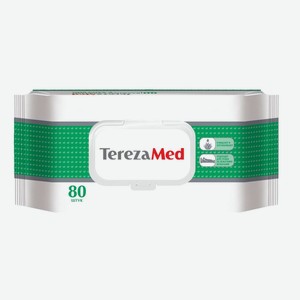 Влажные салфетки TerezaMed Алоэ вера, 80 шт