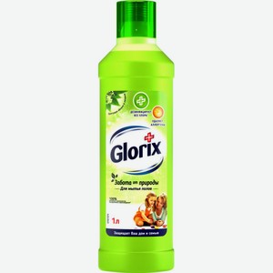 Средство для мытья пола Glorix Цветущая яблоня и ландыш, 1 л