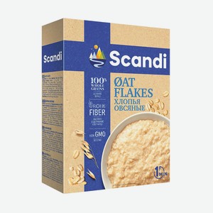 Хлопья Овсяные Scandi 400г