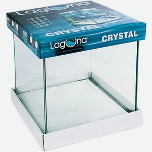 Laguna аквариум Crystal. 15 л., Черный