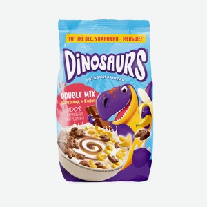 Завтрак готовый Dinosaurs шоколад-банан, 200г