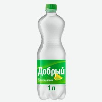 Напиток безалкогольный   Добрый   Лимон-лайм, газированный, 1 л