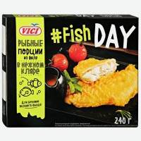 Рыбные порции из филе   Vici   Fish Day в нежном кляре, 240 г