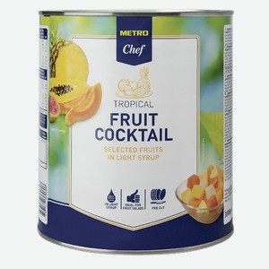 METRO Chef Коктейль тропический в сиропе, 3кг