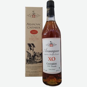 Арманьяк Castarede XO в подарочной упаковке, 0.7л
