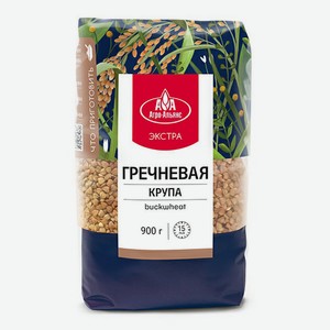 Крупа гречневая Агро-альянс Экстра элитная ядрица 900 г