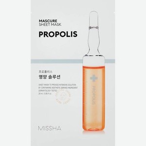 MISSHA Маска Mascure энергетик с прополисом для эластичности кожи