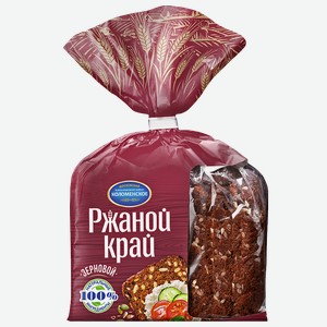 Хлеб РЖАНОЙ КРАЙ, зерновой, нарезка, 300г