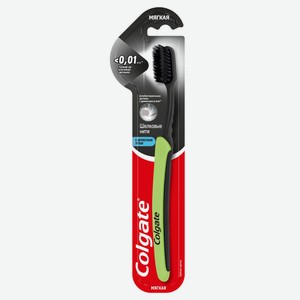 Зубная щетка Colgate Шелковые нити с древесным углем для здоровья десен, мягкая